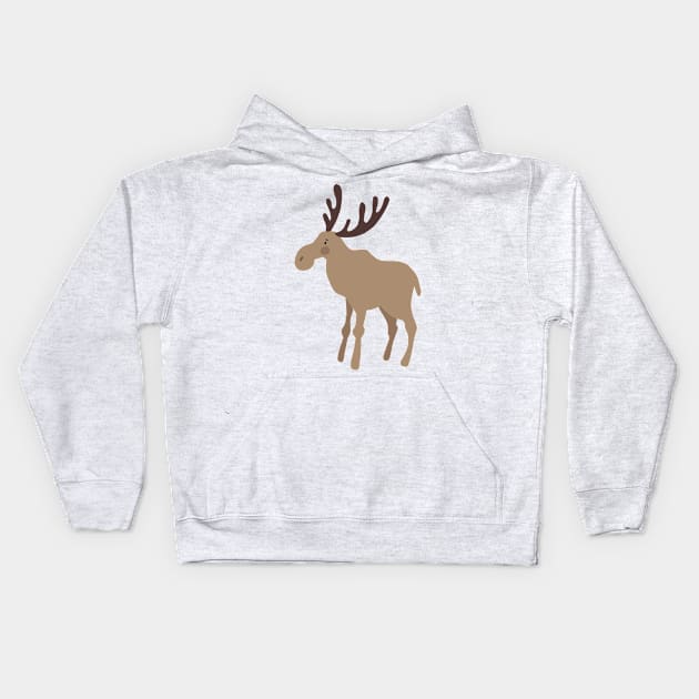 Moose Kids Hoodie by JunkyDotCom